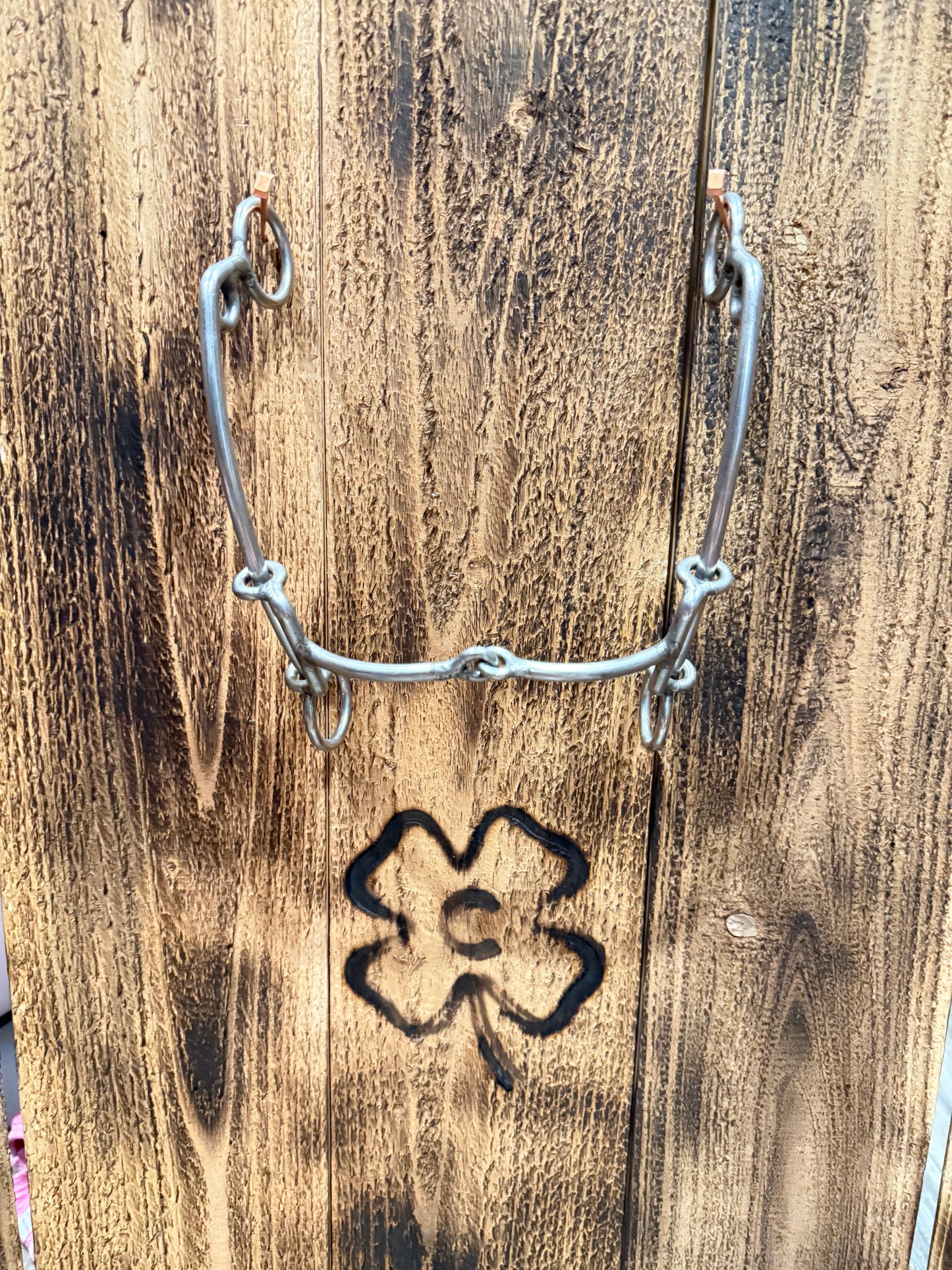 L&W #195 Draw Lift Smooth Curbed Snaffle