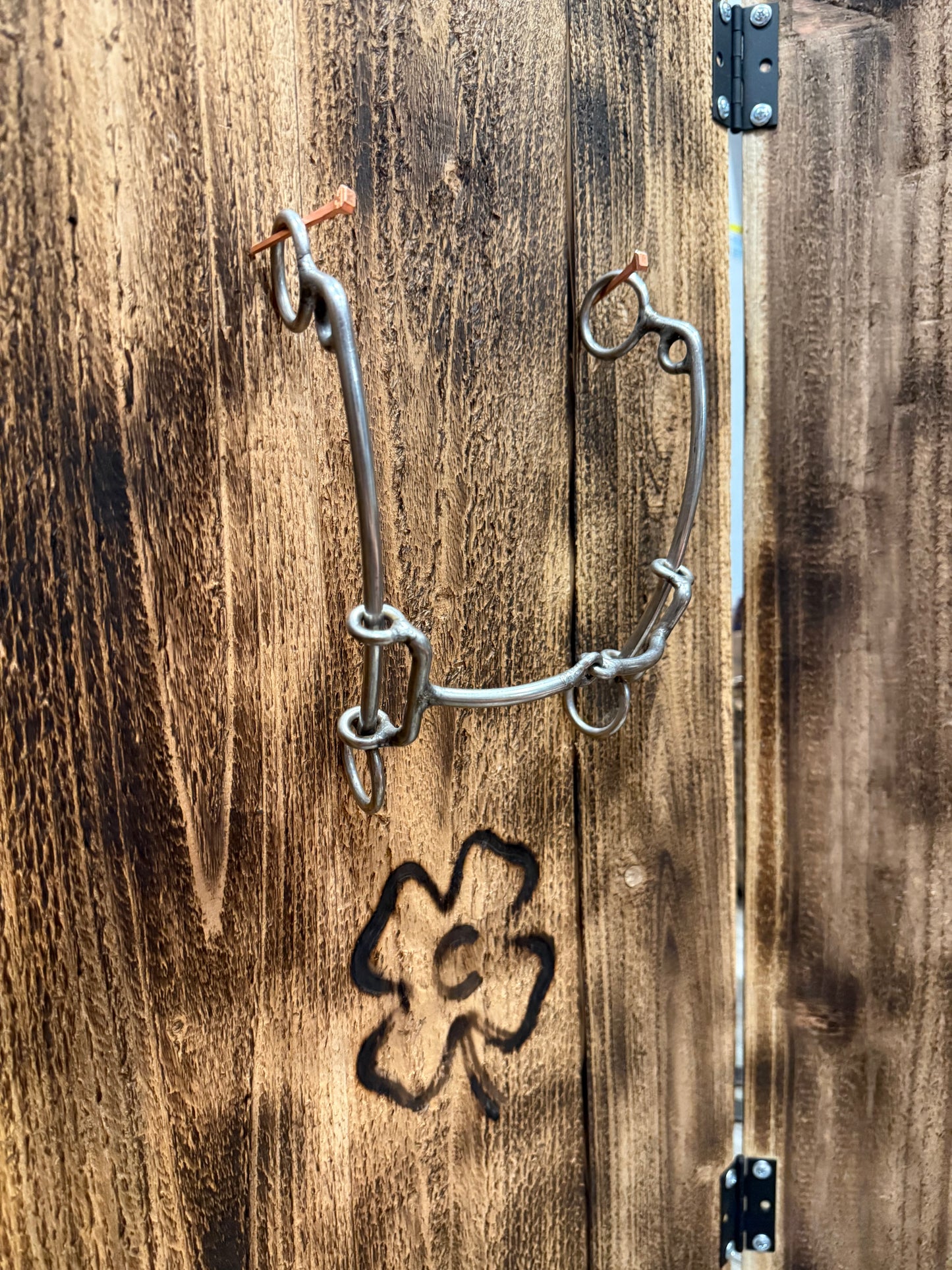 L&W #195 Draw Lift Smooth Curbed Snaffle