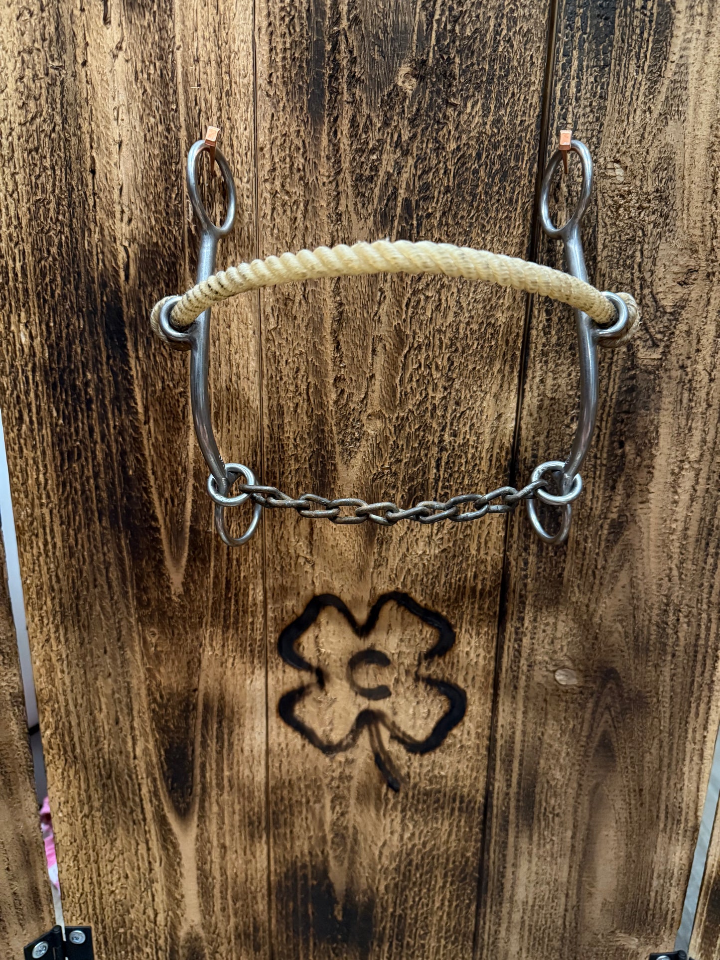 Johnson Hackamore Chain Combo Bit