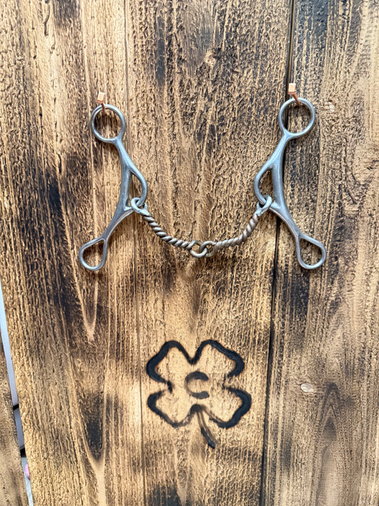 Professionals Choice Pozzi Twisted Snaffle Gag Bit