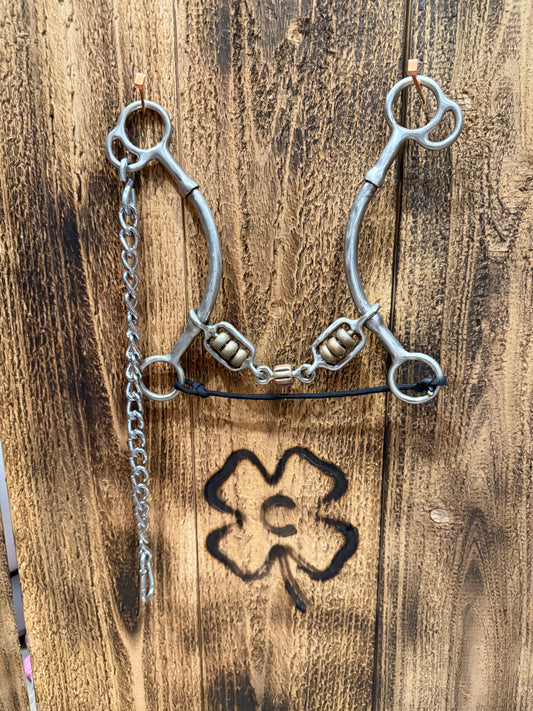 Custom KLU Cage Gag Bit w/ Silent Roller