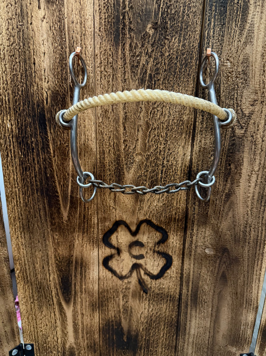 Johnson Hackamore Chain Combo Bit
